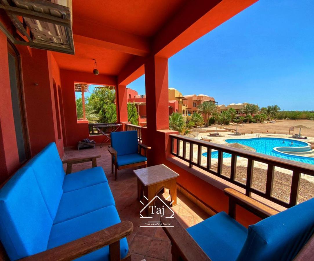 Taj Home, Amazing pool&lagoon view 2bedrooms apartment Hurghada Buitenkant foto