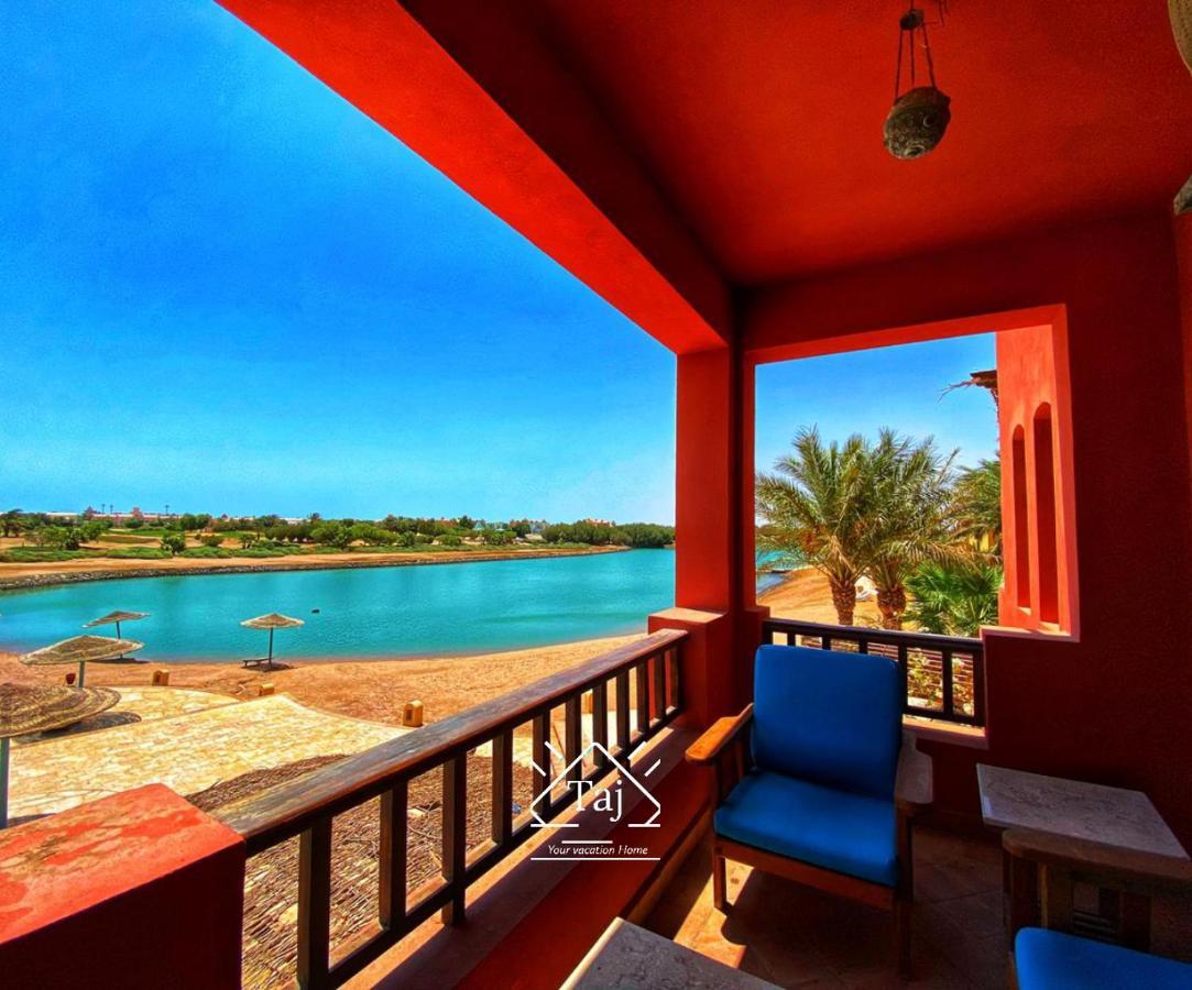 Taj Home, Amazing pool&lagoon view 2bedrooms apartment Hurghada Buitenkant foto