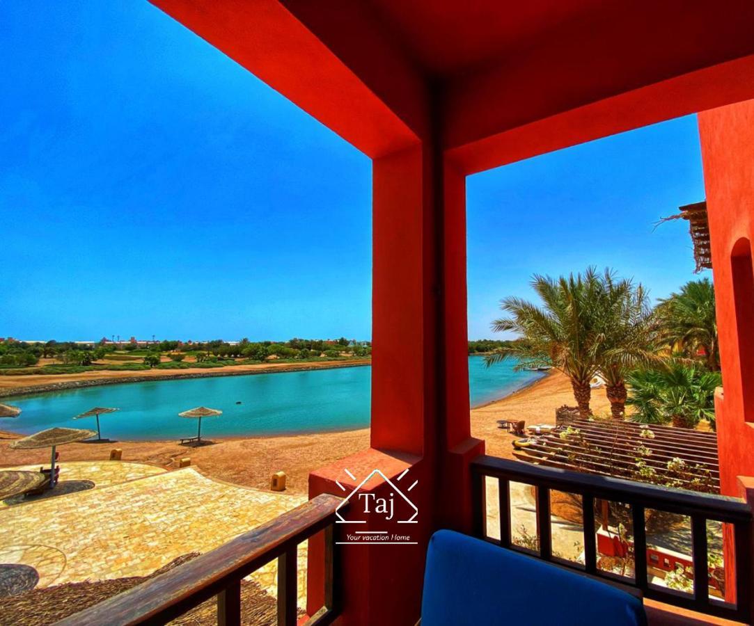 Taj Home, Amazing pool&lagoon view 2bedrooms apartment Hurghada Buitenkant foto